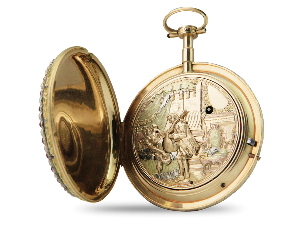Jaquet Droz Erotic Pocket Watch N°24 made for the Chinese market, circa 1790