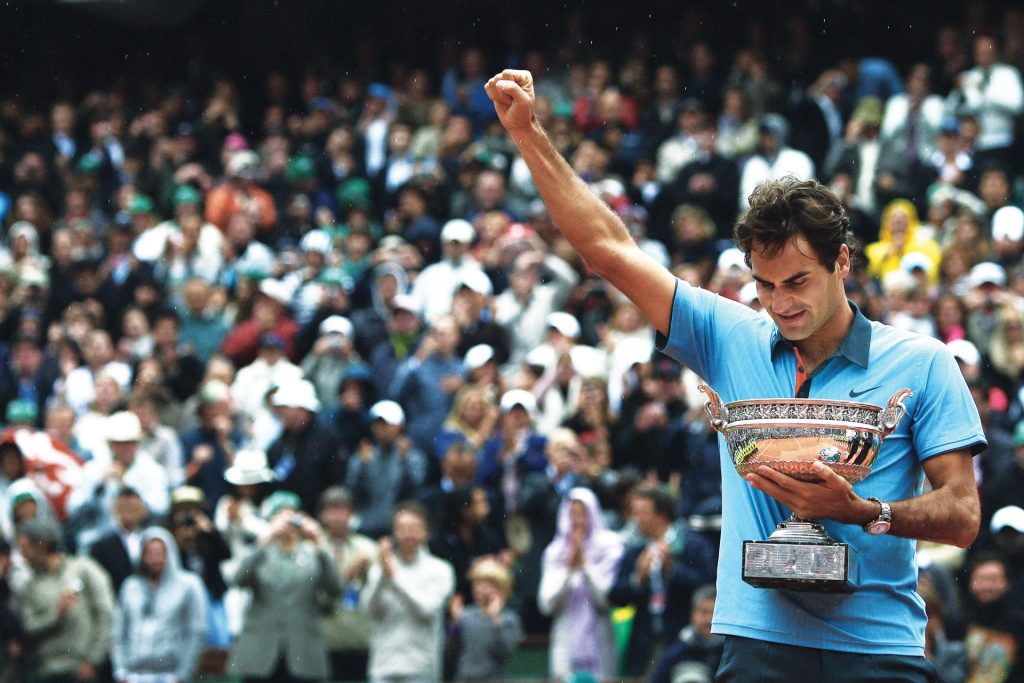 Federer wins the elusive French Open in 2009 (Image © Getty Images)