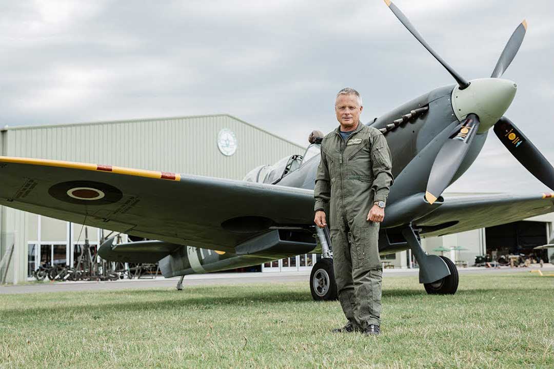 Bremont ambassador and Director of the Aircraft Restoration Company at Duxford Airfield, John Romain