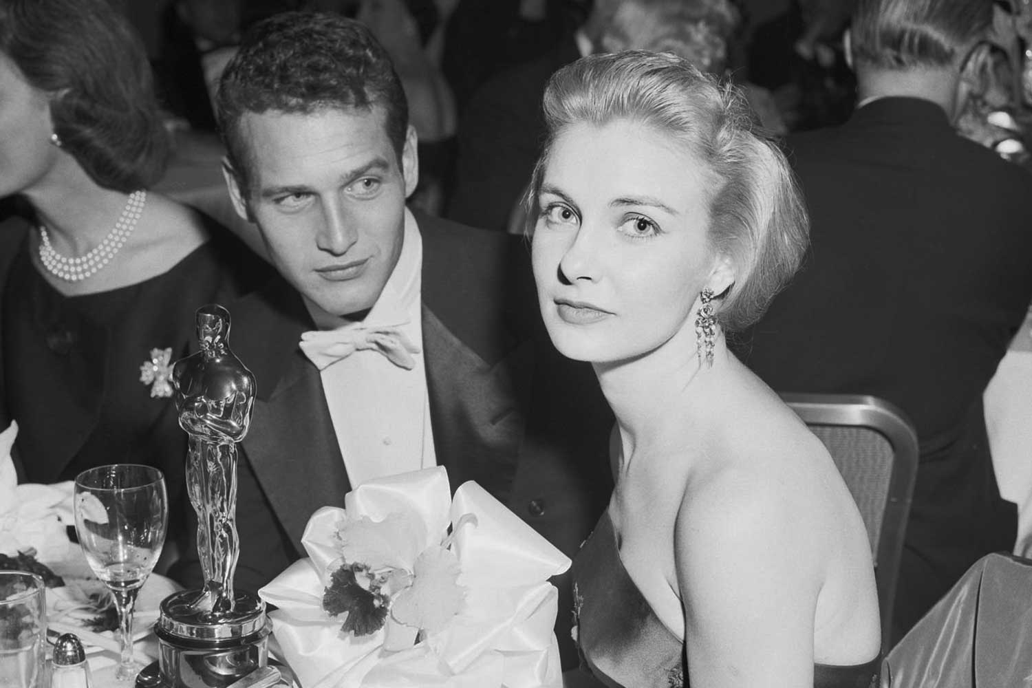 Paul Newman and Joanne Woodward at Academy Awards Dinner (Image: Gettyimages)