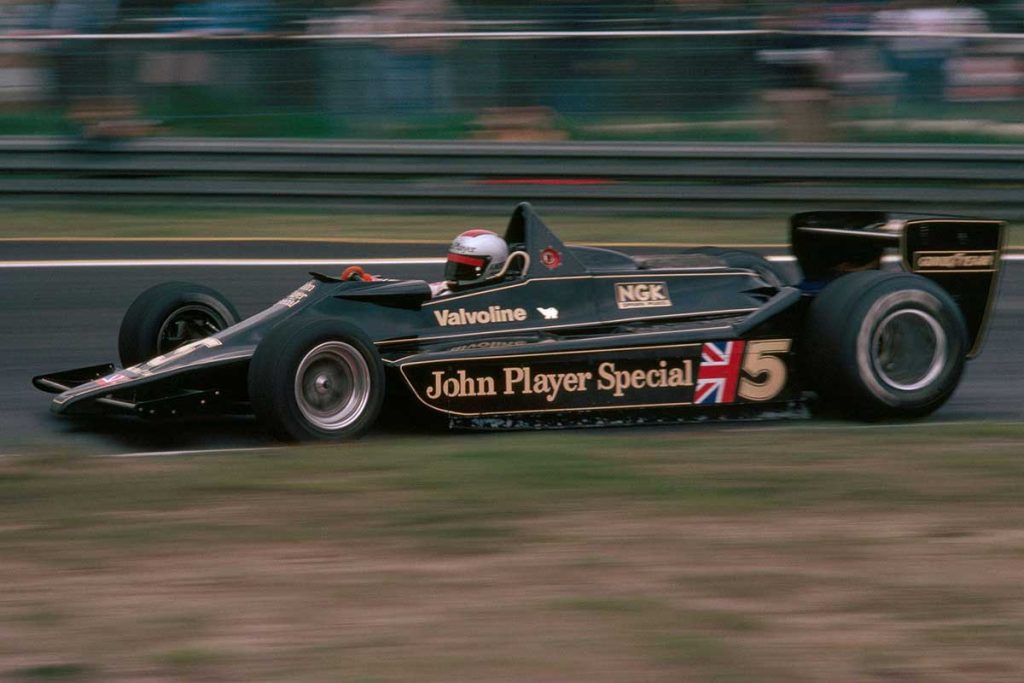 The Lotus 79 charioted Mario Andretti