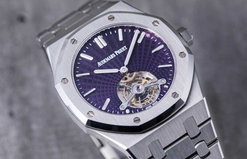 SIHH 2018: Why AP Gave the Royal Oak Tourbillon Extra-Thin a New Tapisserie Dial