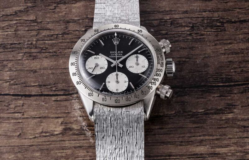 Unique White Gold Rolex Daytona Ref. 6265, the Unicorn, Sold for USD5.9mil