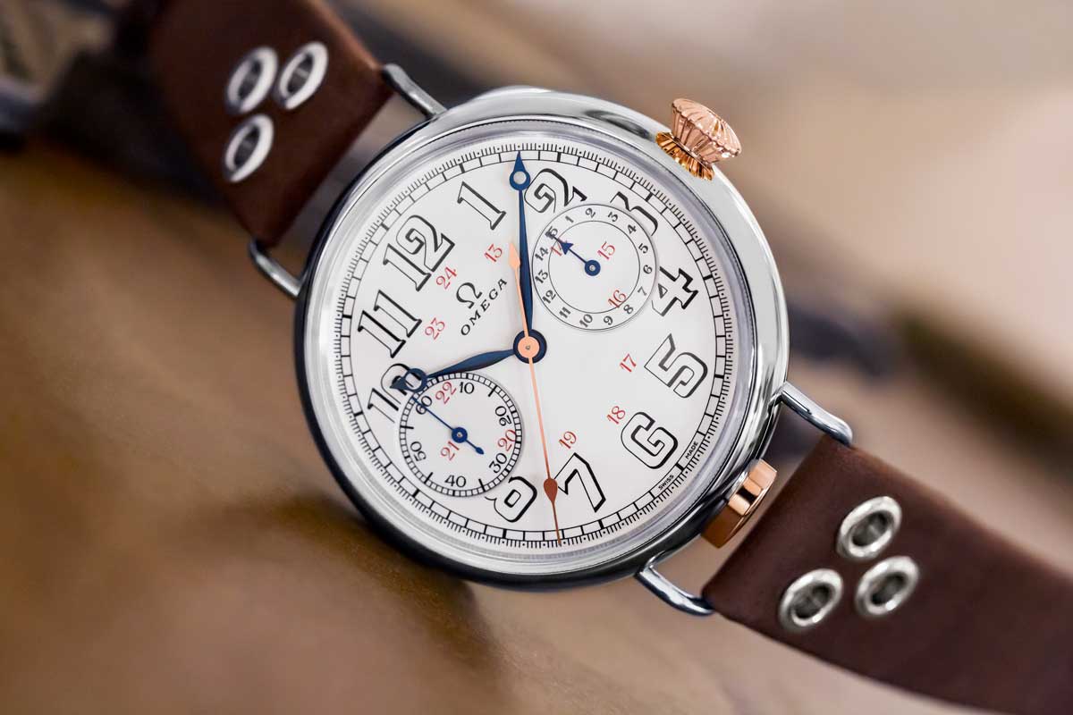 The First Omega Wrist-Chronograph Limited Edition, in just 18 examples power by the 18’’’ CHRO calibre from 1913