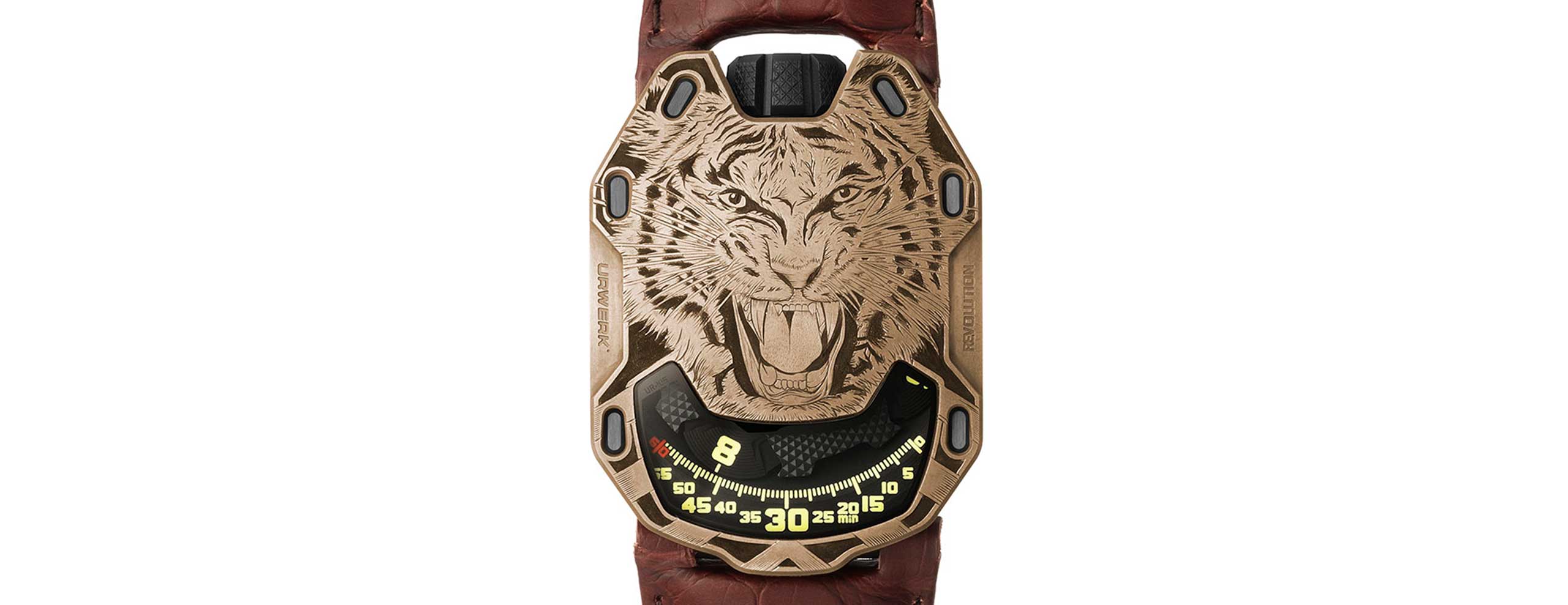 Introducing the URWERK x Revolution UR-105 Bronze Tiger