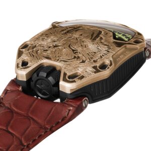 The URWERK x Revolution UR-105 Bronze Tiger (&copy; Revolution)