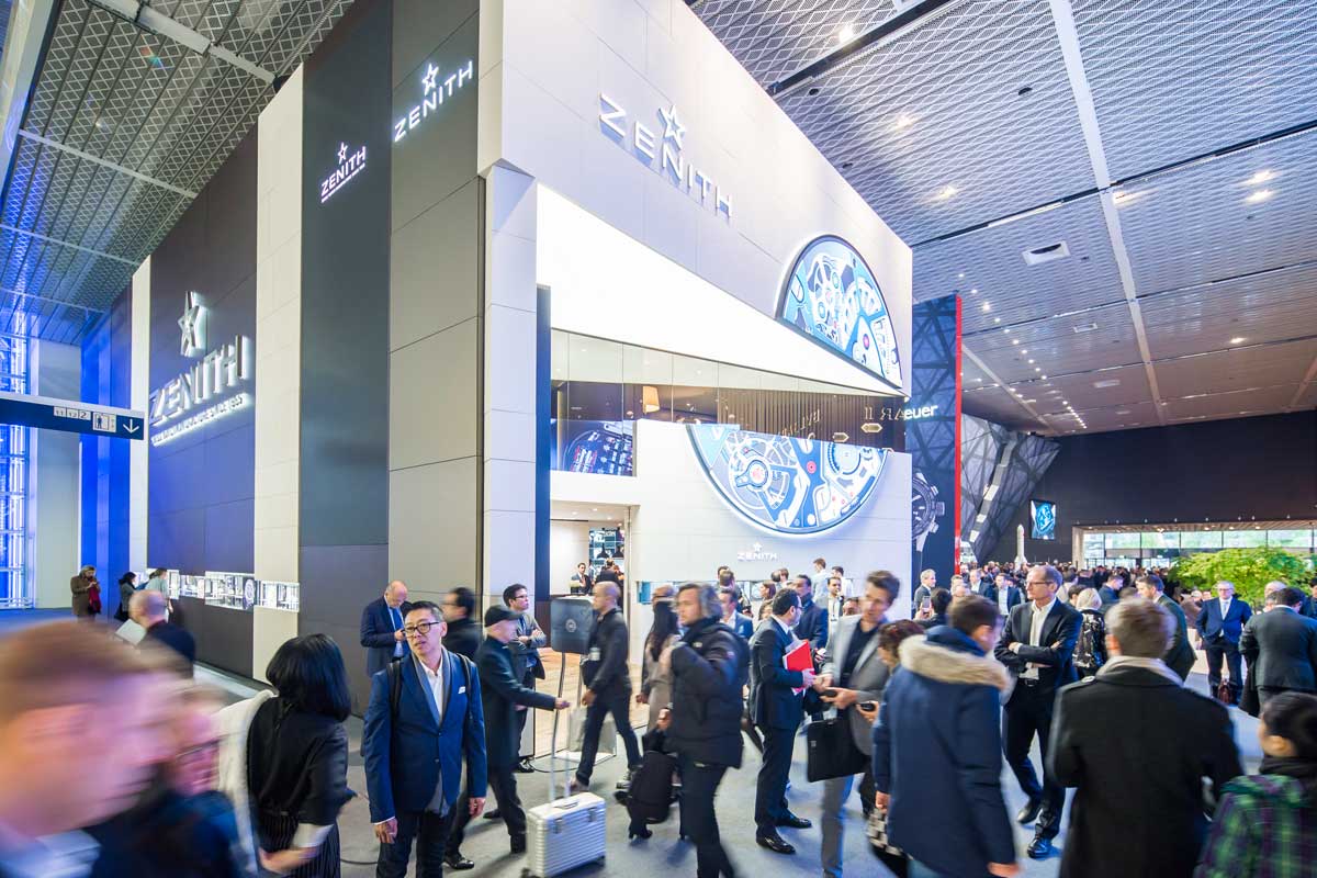 The Zenith booth at Baselworld 2018