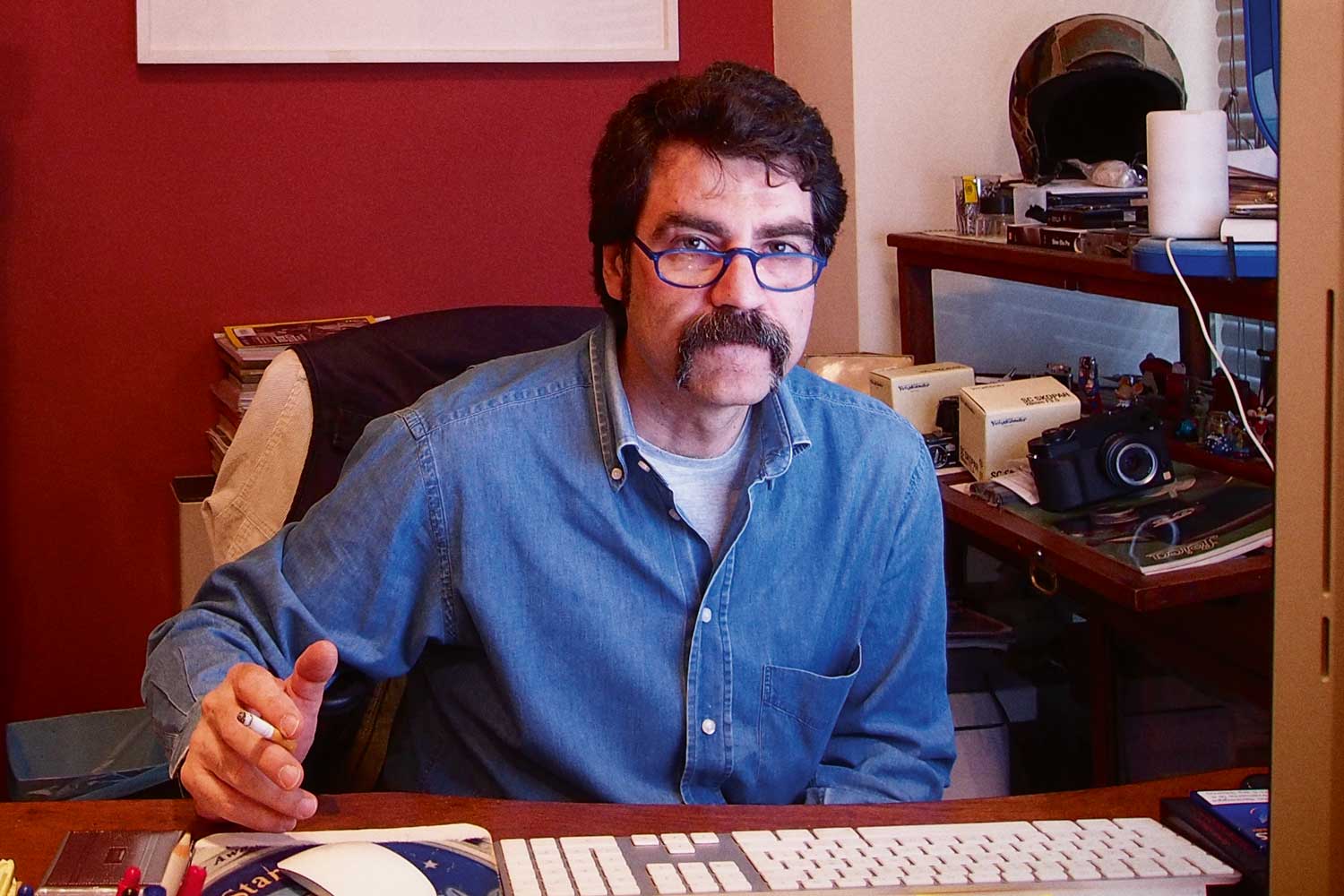 Jatucka in his Milan-based boutique