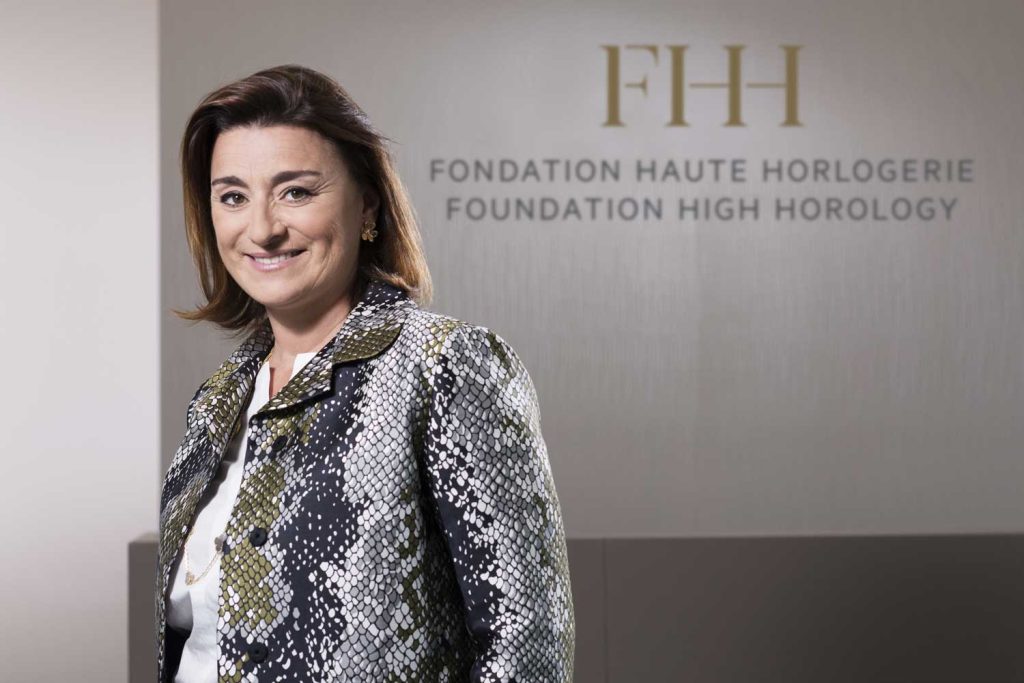 Fabienne Lupo, Chairwoman and Managing Director of the Fondation de la Haute Horlogerie (FHH)