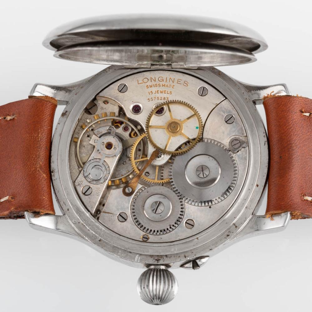 Lot 66: Longines – Big Pilot “Weems”, stainless steel, extract of archives