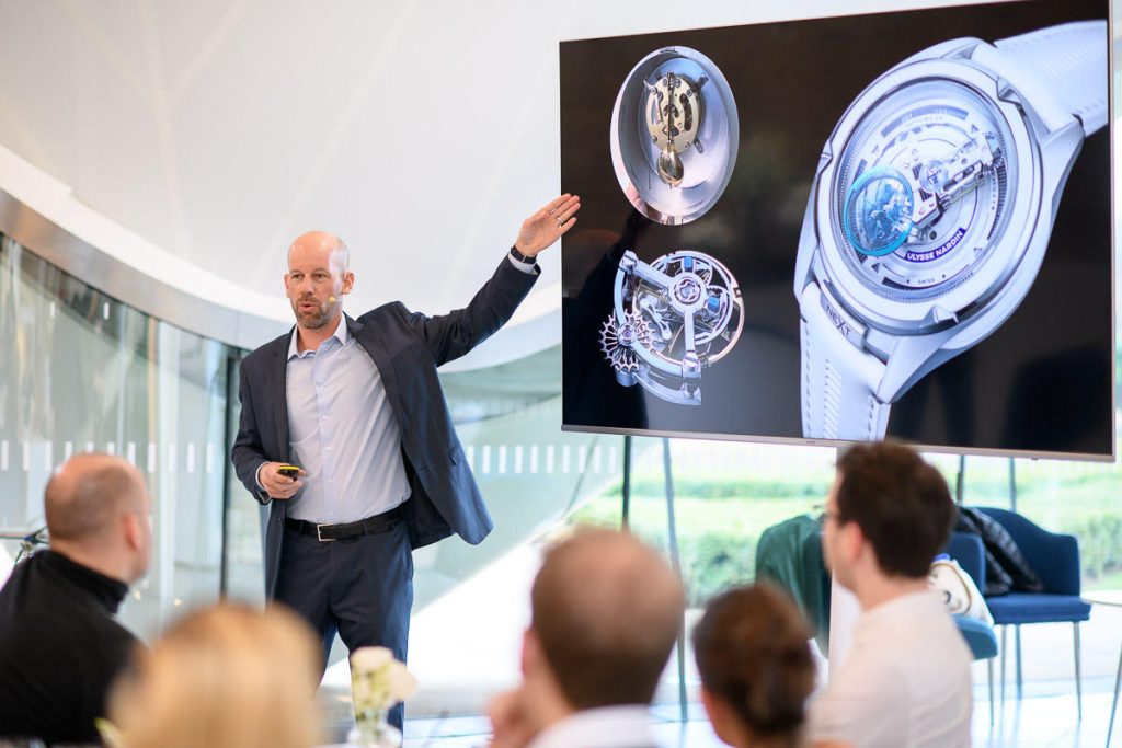Stephane von Gunten, Ulysse Nardin's Head of Innovation and R&D (Image: Nick Harvey for Ulysse Nardin)