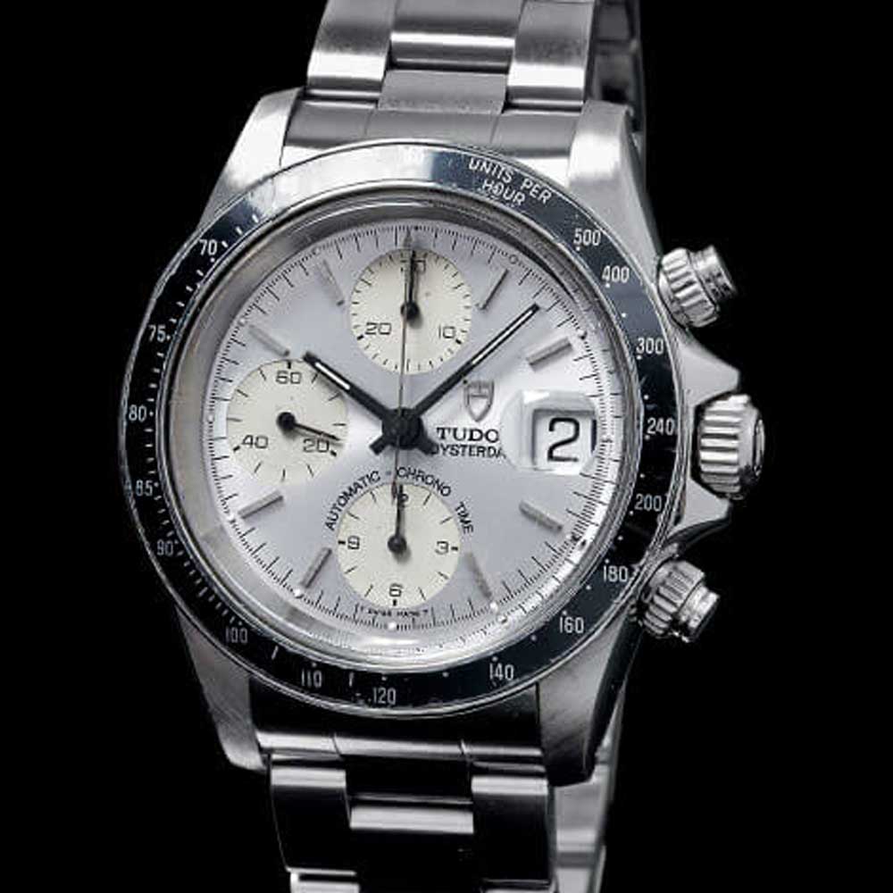 Ref. 79260 – Prince Oysterdate with black aluminum tachymeter bezel