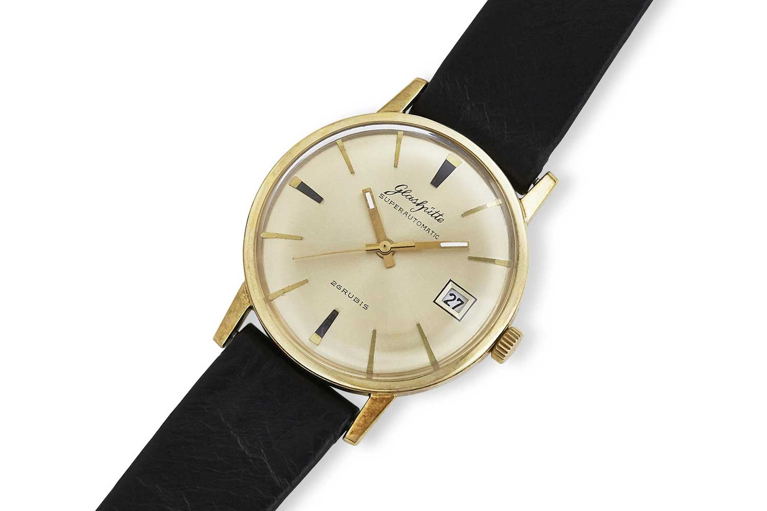 Wristwatch manufactured by the GUB, circa 1970