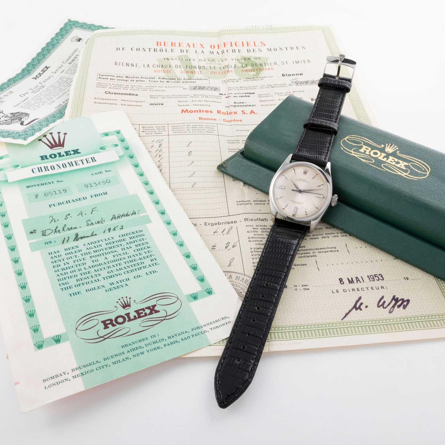Lot 18 – Rolex 6084 with Diamond Markers