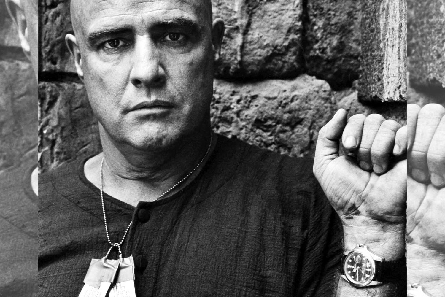 Marlon Brando wore a Rolex GMT Master with its bezel missing in the 1979 film Apocalypse Now