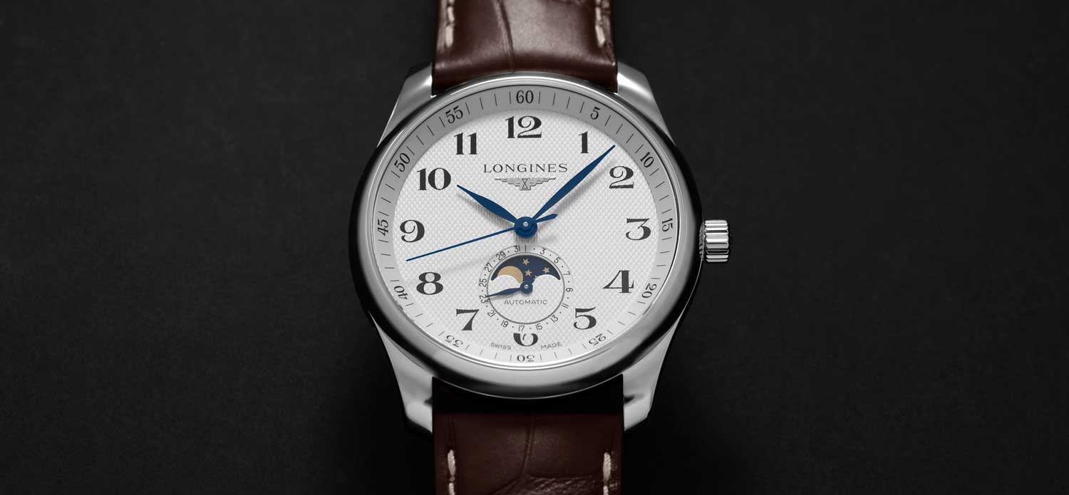 Longines Master Moon Phase in Stainless Steel (Image © Revolution)