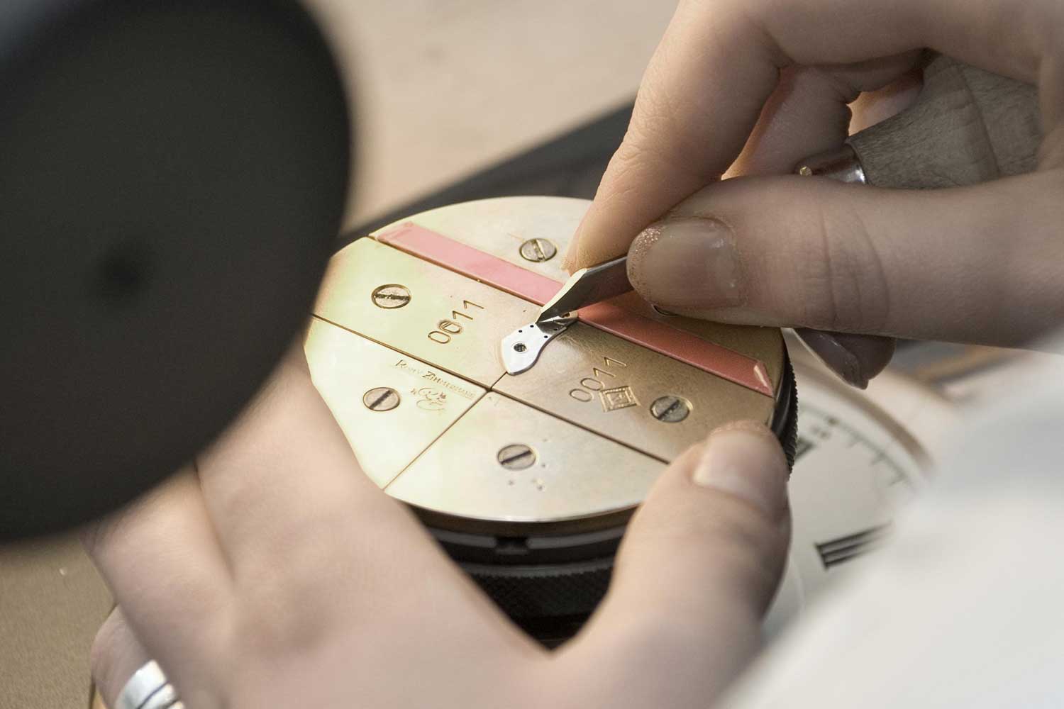 One small part turns each Lange timepiece into a unique piece of art: the hand-engraved balance cock