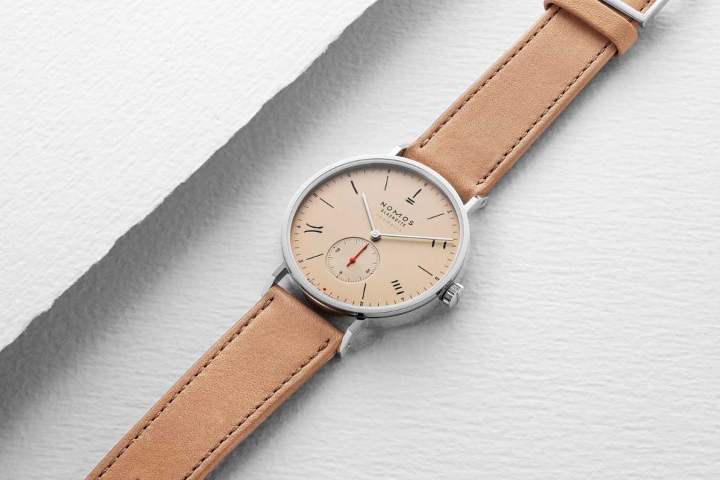 Nomos Red Dot (Salmon) 2019 for The Hour Glass’ 40th Anniversary (Image © Revolution)