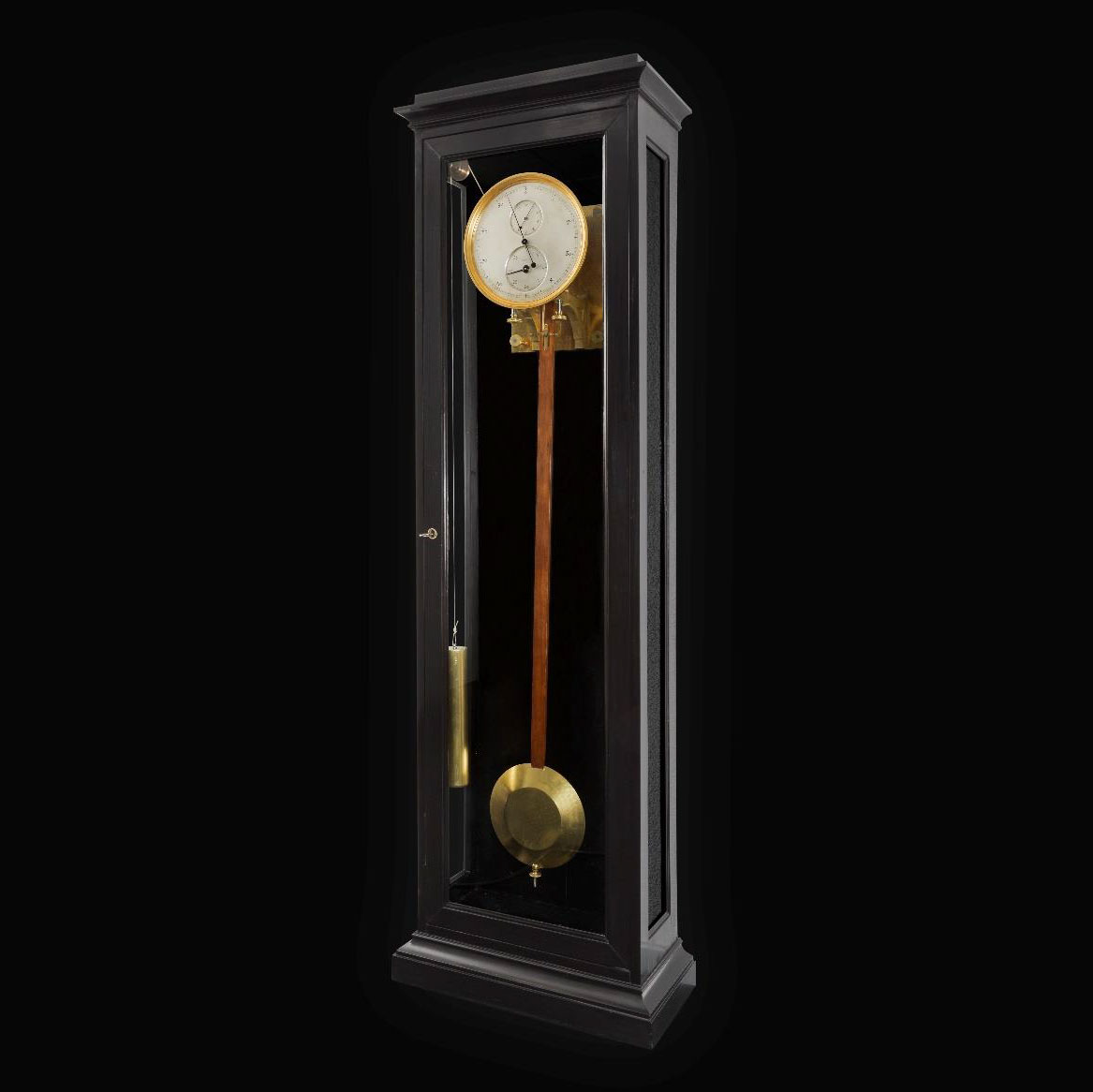 Nineteenth-century pendulum clock made by Gustave Sandoz