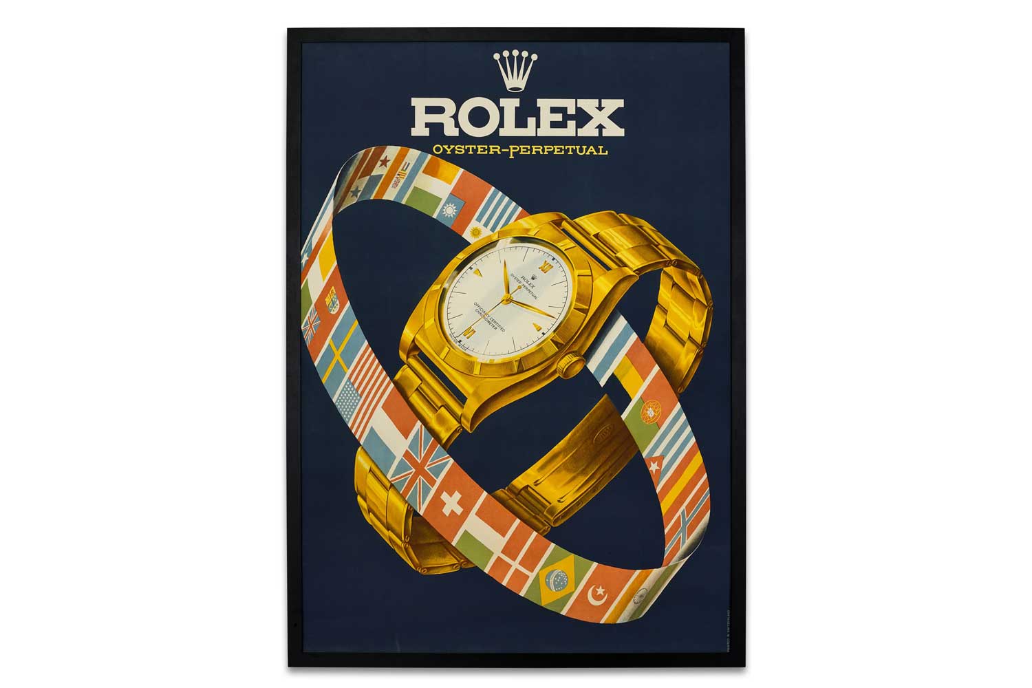 Lot 8087: Rolex - A large advertising poster, circa 1952