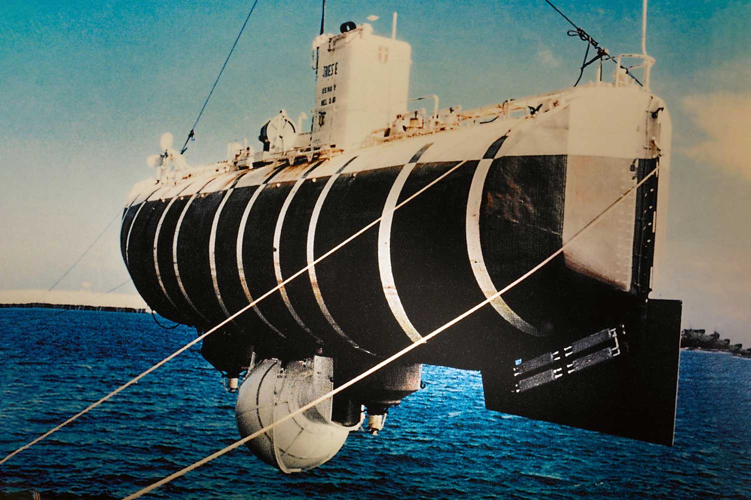 The bathyscape Trieste