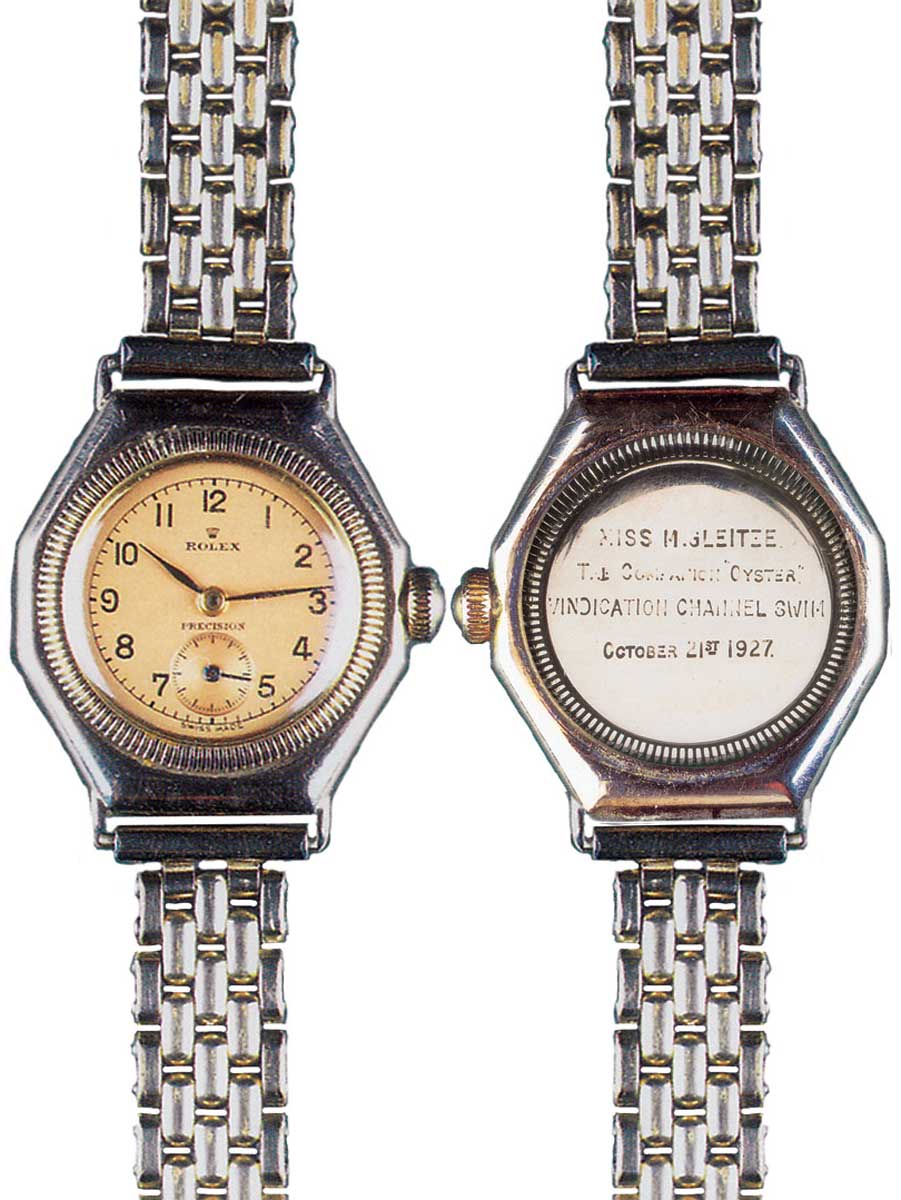 Mercedes Gleitze's Rolex Oyster watch (Image: rolexmagazine.com)