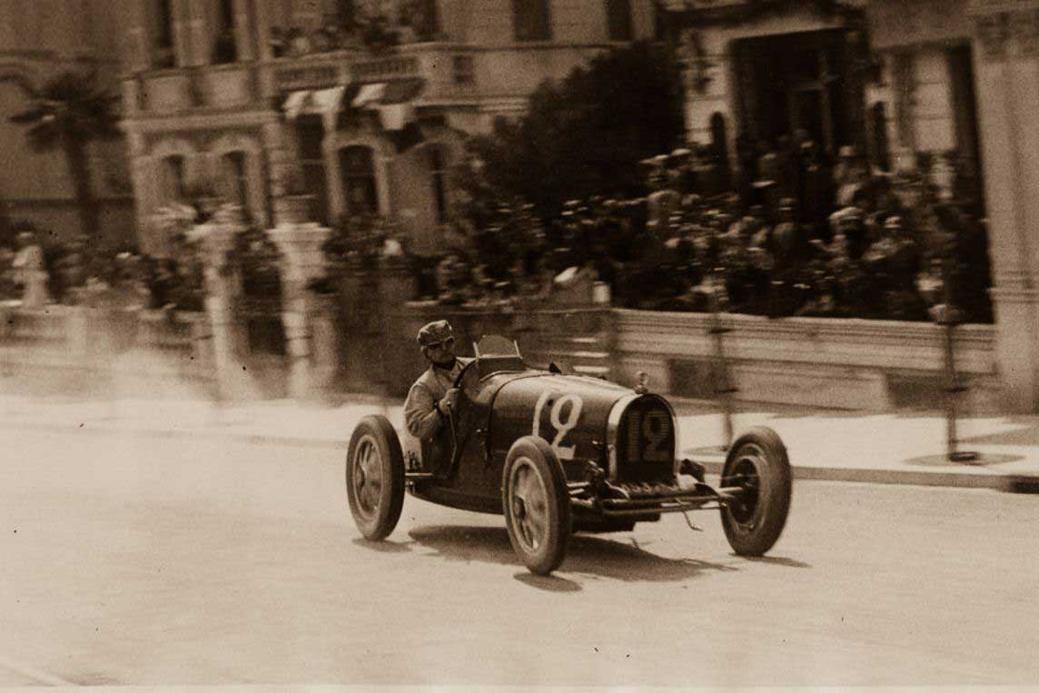 William Grover-Williams won the inaugural Monaco Grand Prix, driving a Bugatti 35B in 1929 (Image: classicargarage.com)