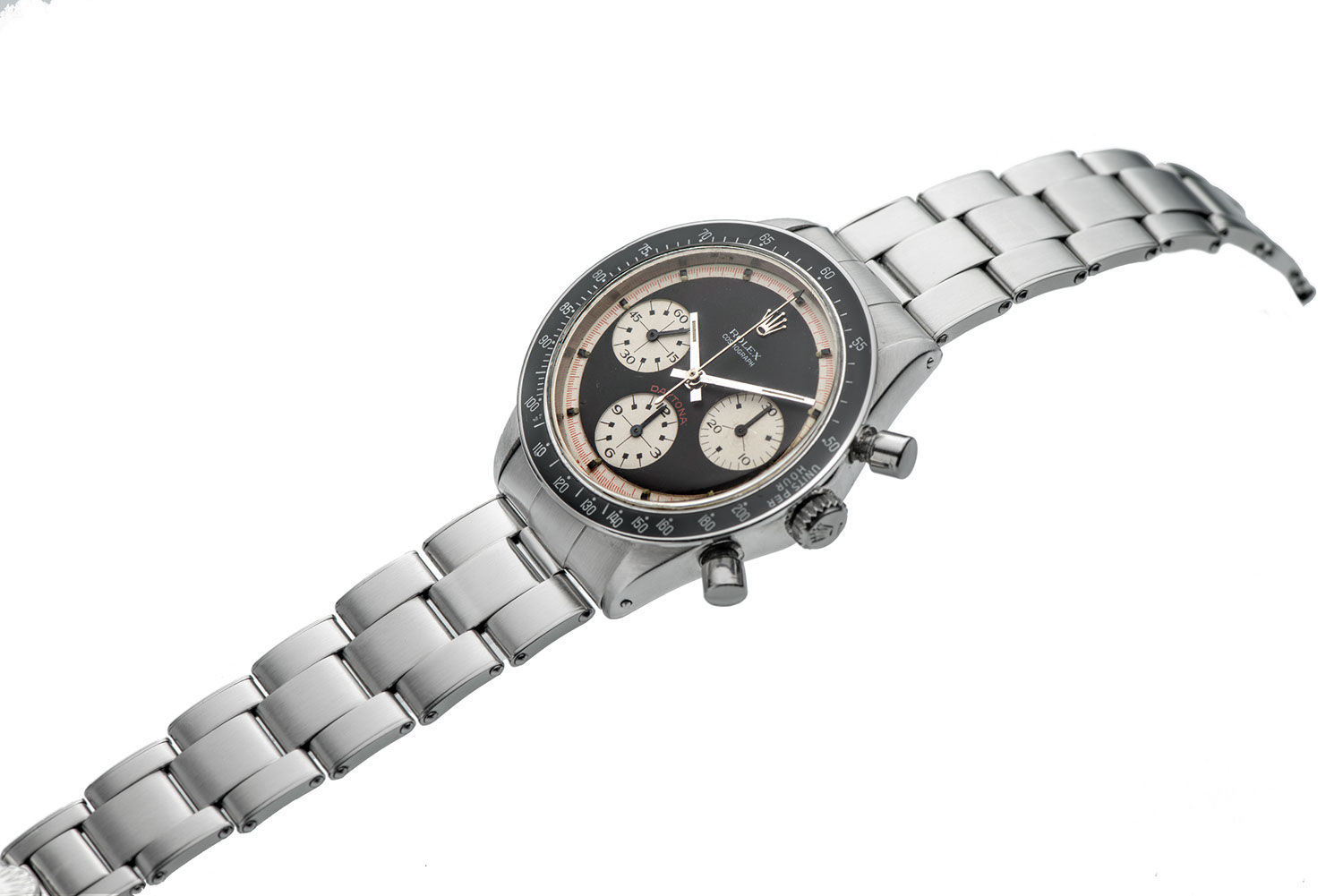 A reference 6241 Paul Newman Daytona that sold for $185k at Antiquorum’s March 2020 Private Sale