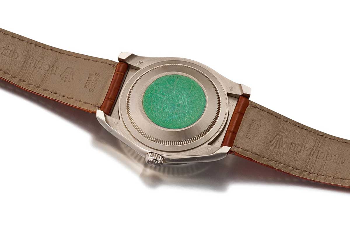 Rolex Datejust reference 116139 in white gold with hardstone dial from 2005