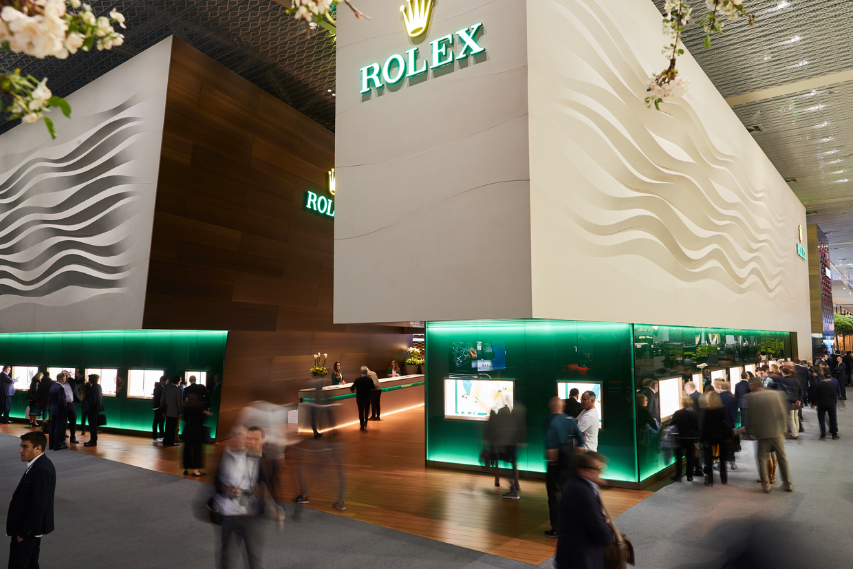 Rolex booth at Baselworld 2019