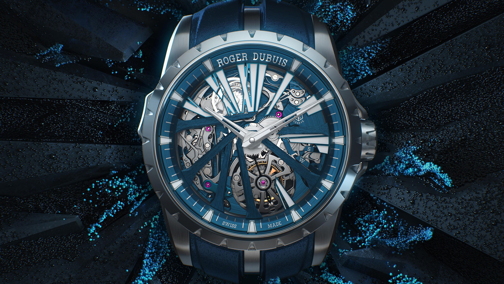 The Roger Dubuis Excalibur Diabolus in Machina Flying Tourbillon Minute Repeater in CarTech Micro-Melt BioDur CCM.
