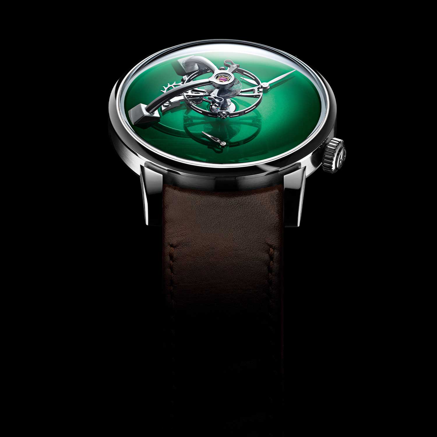 MB&F × H. Moser LM101 in Cosmic Green