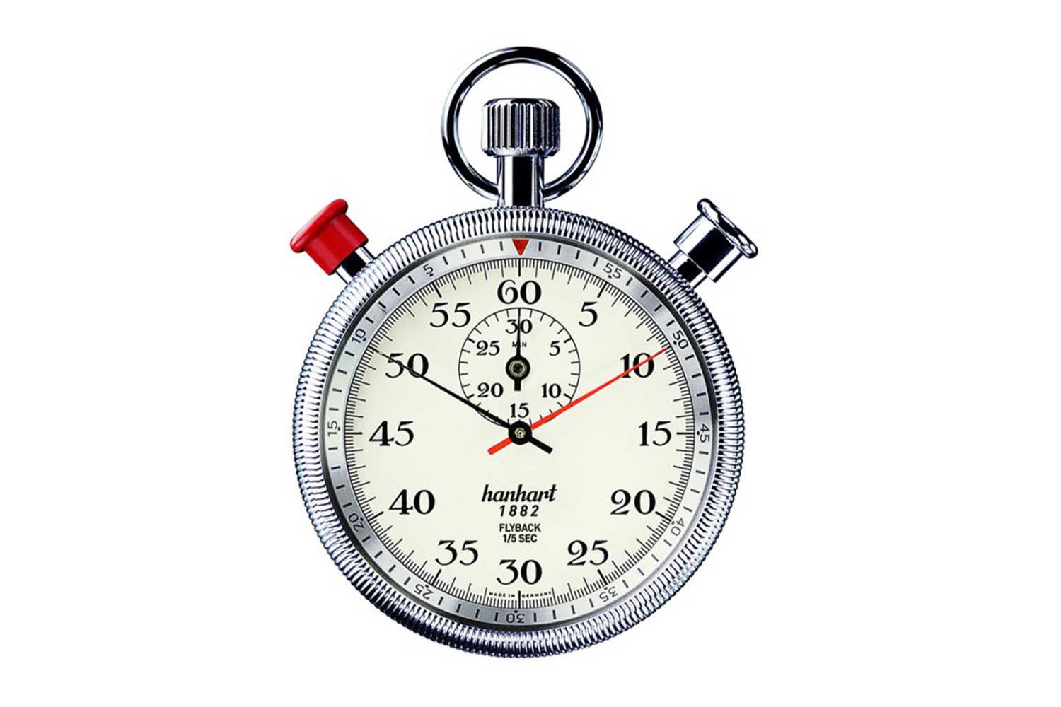 Wilhelm Julius Hanhart's 1935 split-seconds stopwatch (Image: Hanhart.com)
