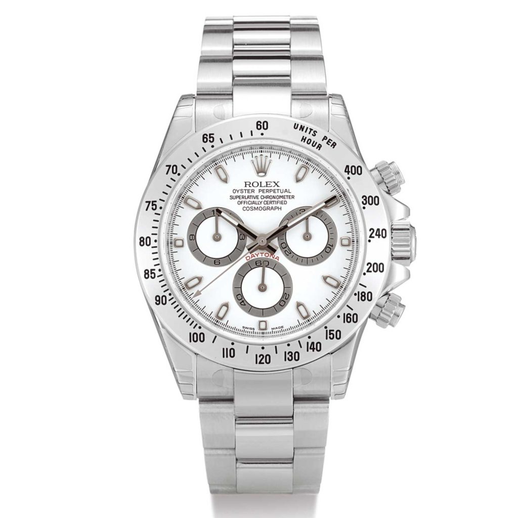 Rolex Cosmograph Daytona, Reference 116520 A Brand New Stainless Steel Chronograph Wristwatch With Bracelet, Circa 2006