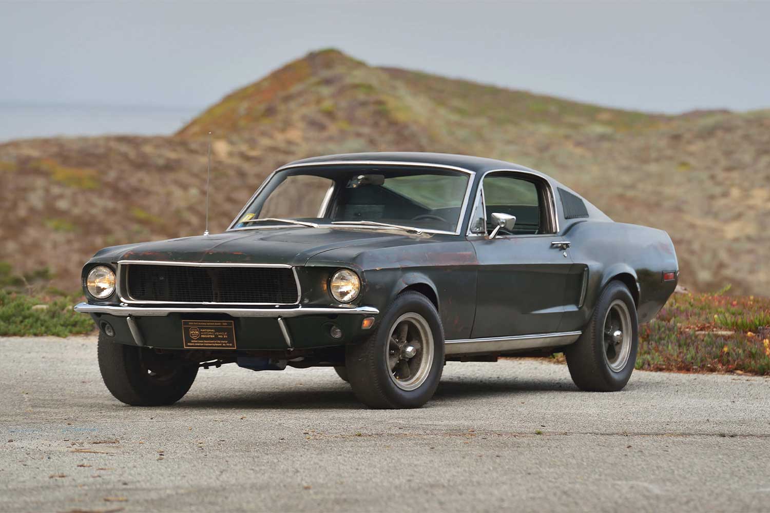 The McQueen Bullitt Mustang GT 390 Fastback was sold for $3,740,000 at Mecum Kissimmee 2020 and became the most valuable Ford Mustang in the world (Image: bullitt.mecum.com)