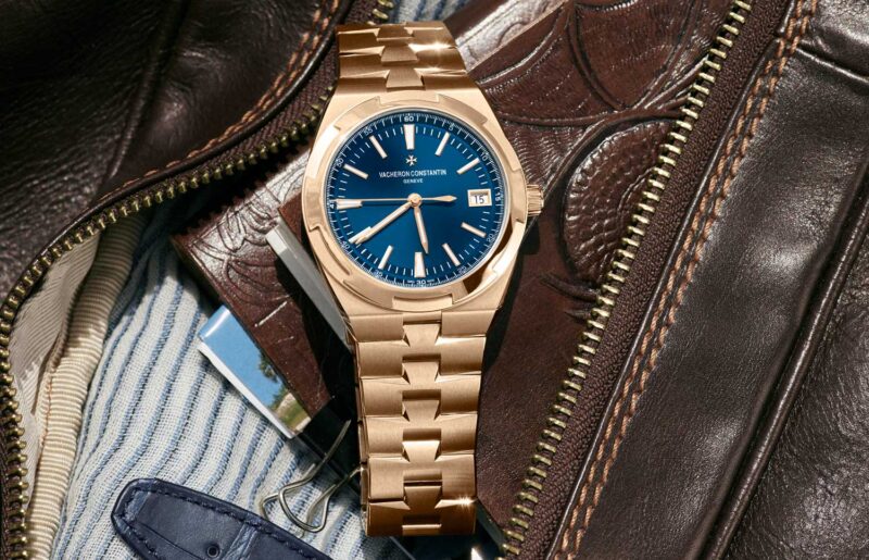The Vacheron Constantin Overseas Self-Winding Now in Pink Gold with a Blue Dial