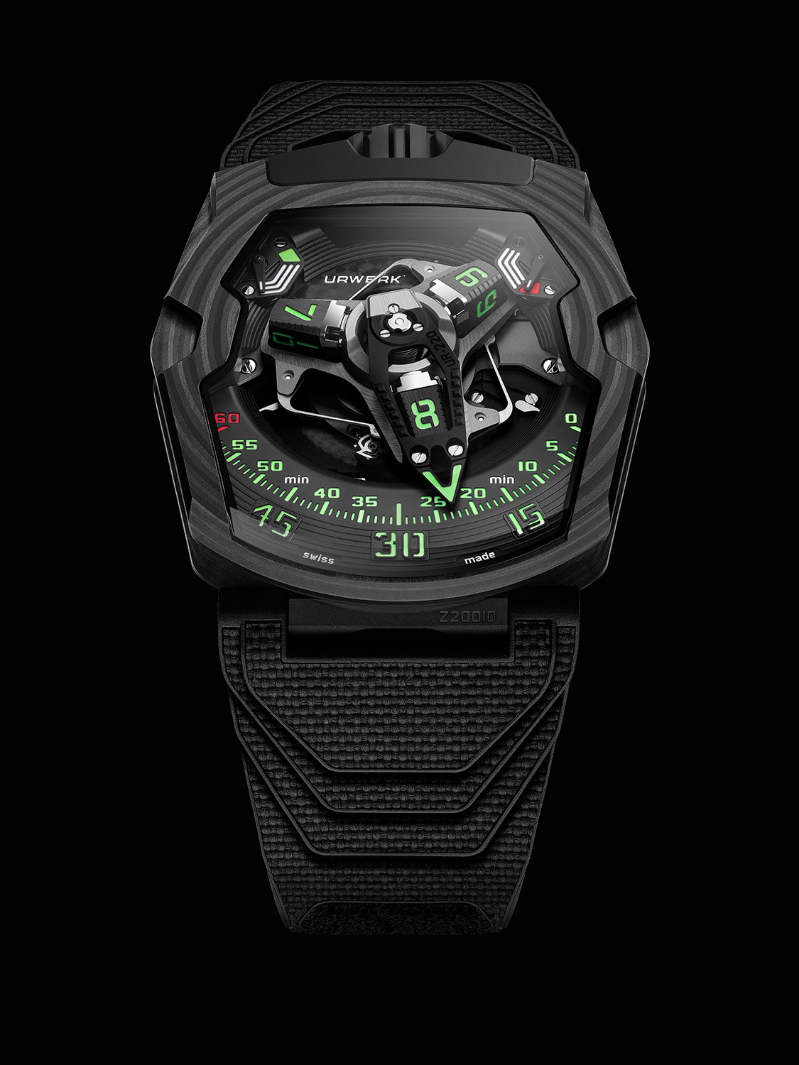 The URWERK UR-220 “Falcon Project” Carbon Edition