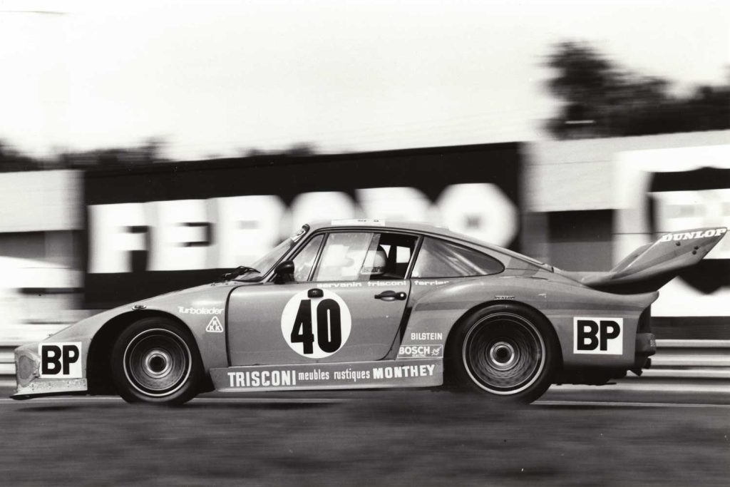 Ferrier's team drove a Porsche 935 at Le Mans, 1979