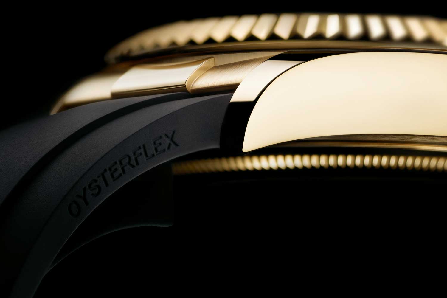 The Oysterflex bracelet is simple in aesthetics but complex in its making