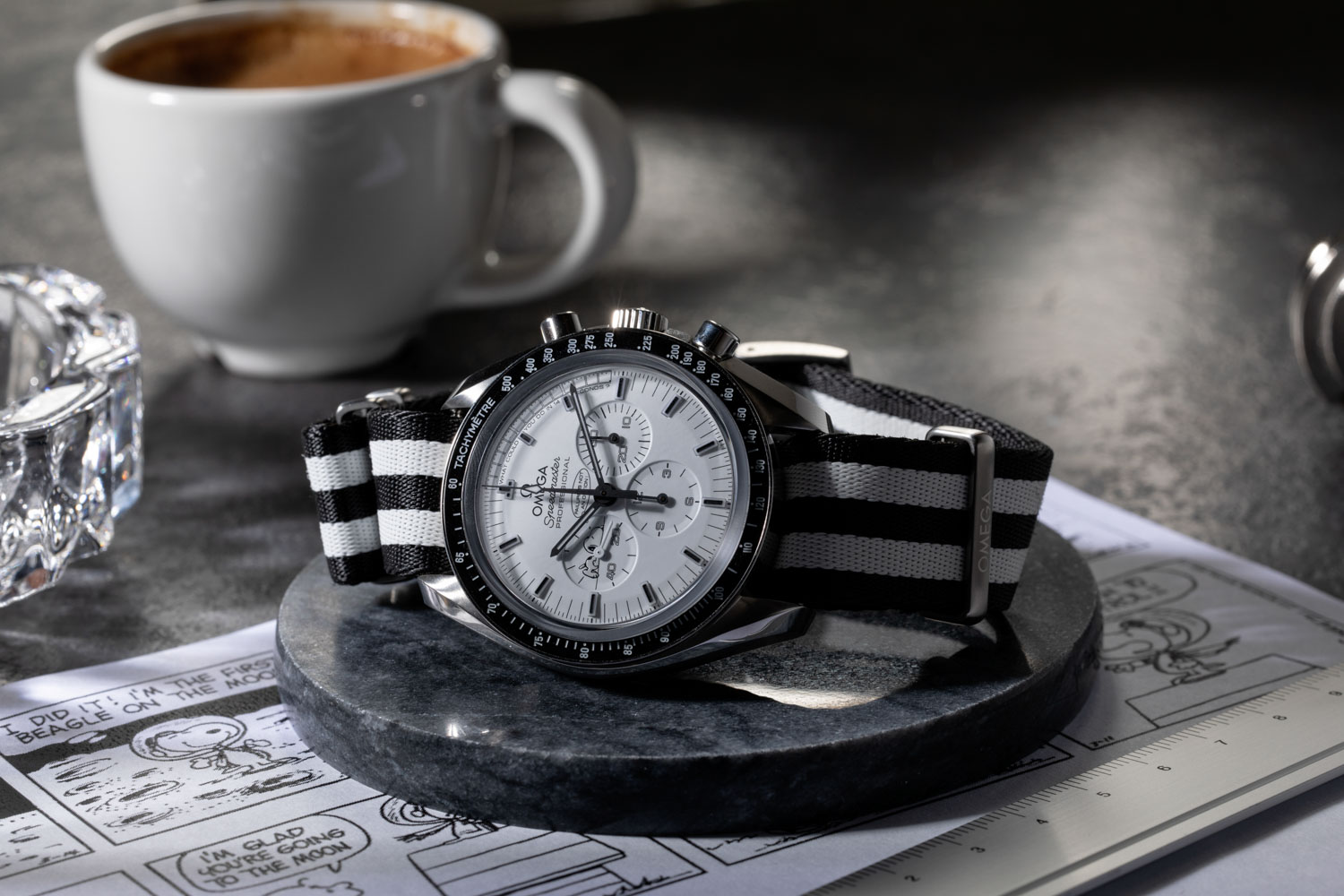 The Omega Speedmaster Silver Snoopy launched in 2015, was limited to 1970 pieces (©Revolution)