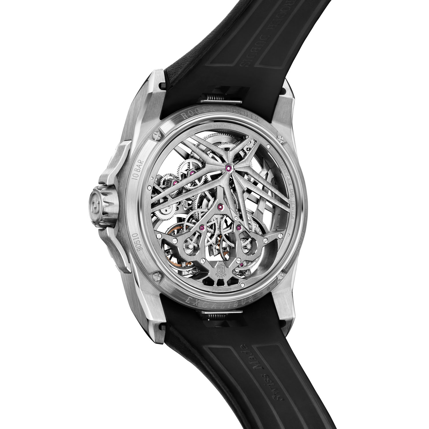 The 2021 Excalibur Double Flying Tourbillon ref. RDDBEX0819 in a 45mm white gold case (Limited edition of 8 pieces)