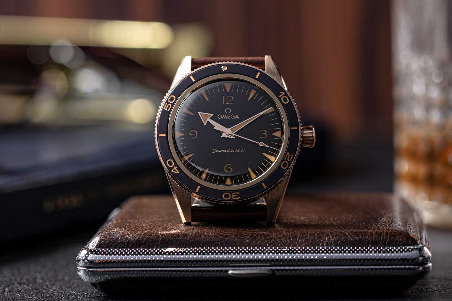 The new Seamaster 300 takes its design codes from the 1962 Seamaster 300 and features the iconic Broad Arrow hands. (©Revolution)