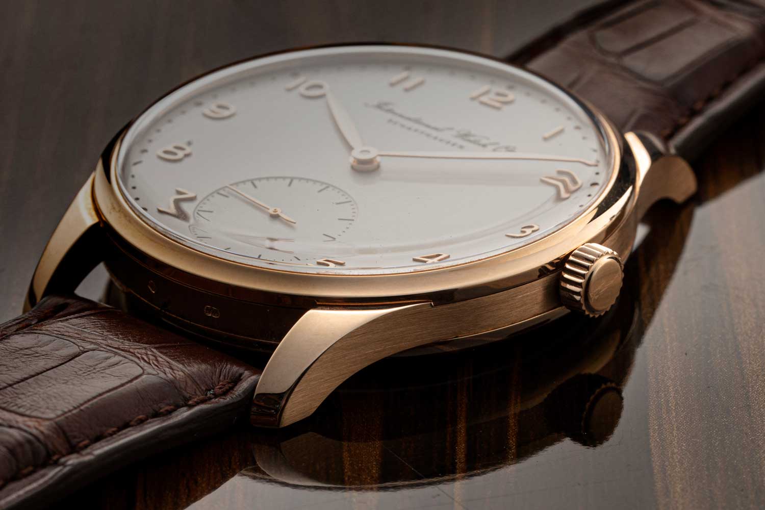 The IWC Portugieser Revolution 10th Anniversary Limited Edition used the new old stock cases for the 5441 in rose gold