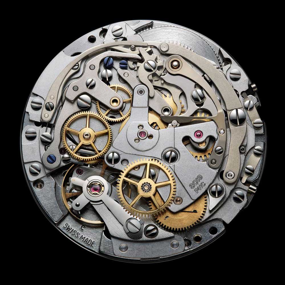 Zenith’s first fully integrated, high-frequency, automatic chronograph movement 3019 PHC launched in 1969