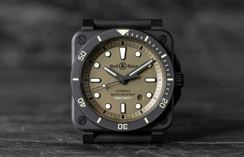 Introducing Bell & Ross BR03-92 Diver Military Olive Khaki