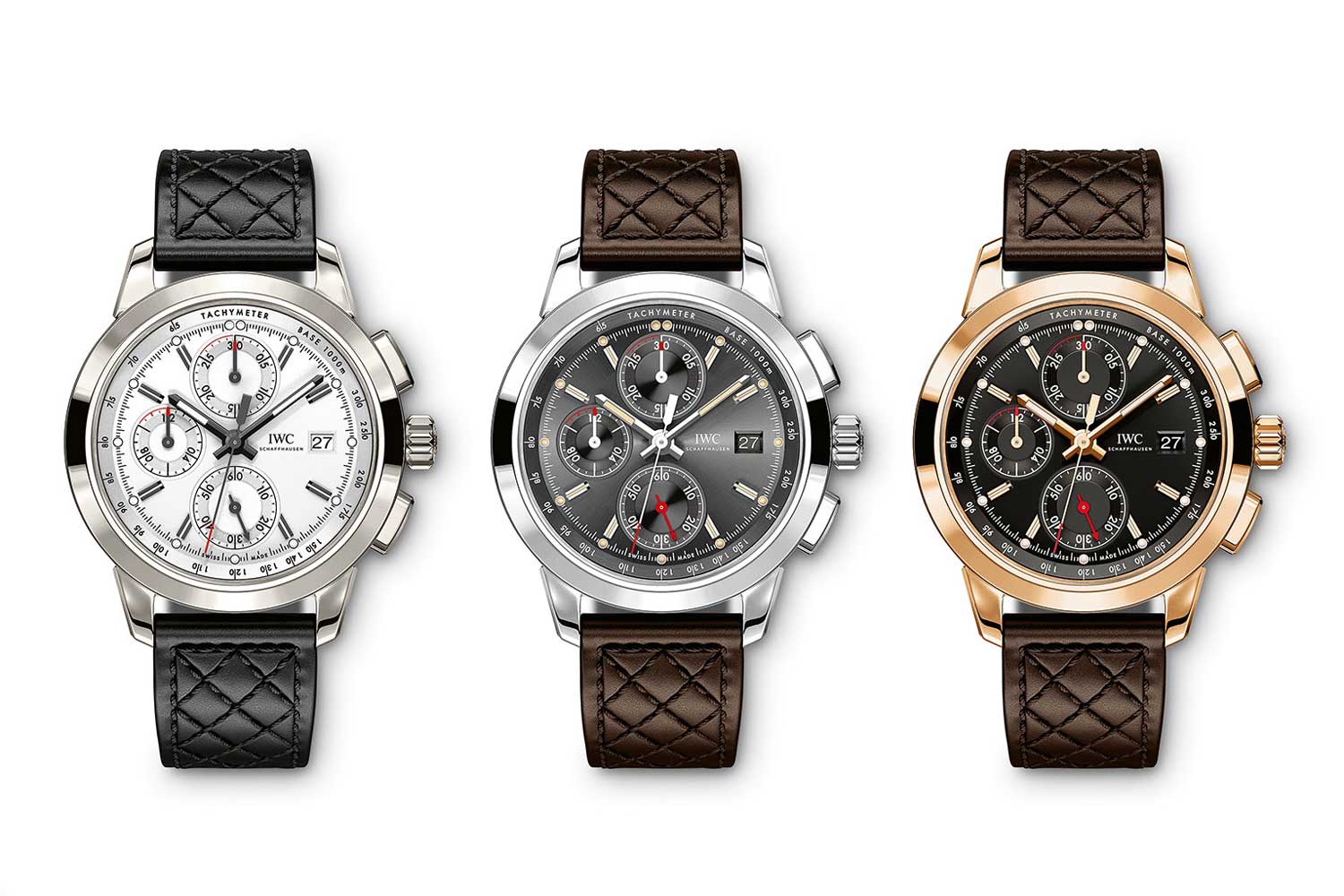 IWC introduced the restyled Ingenieur Chronograph in 2016 in three versions powered by its in-house calibre 69370