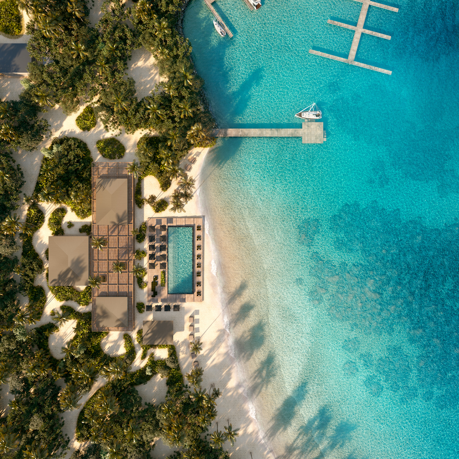 Veli Pool and The Portico at Patina Maldives