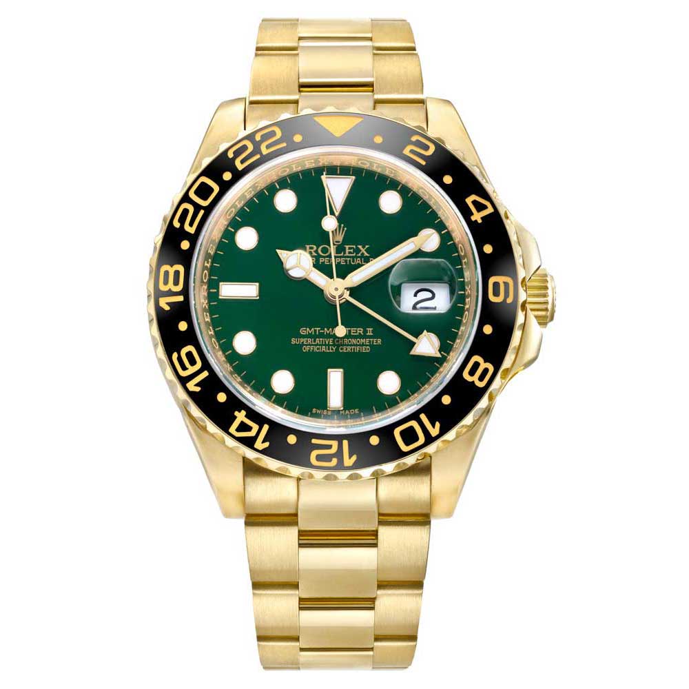 The 18ct gold GMT Master 2 reference 116718 introduced in 2005