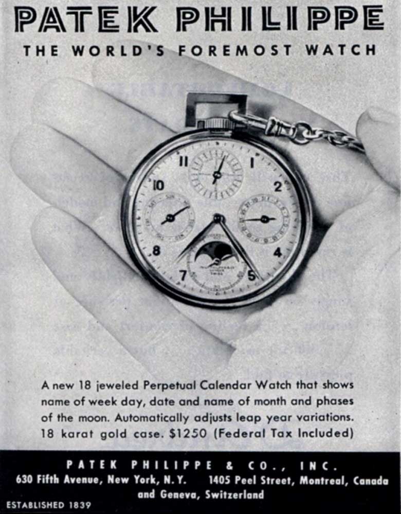 Old advertisements for Patek Philippe world timers (Image: Collectability)