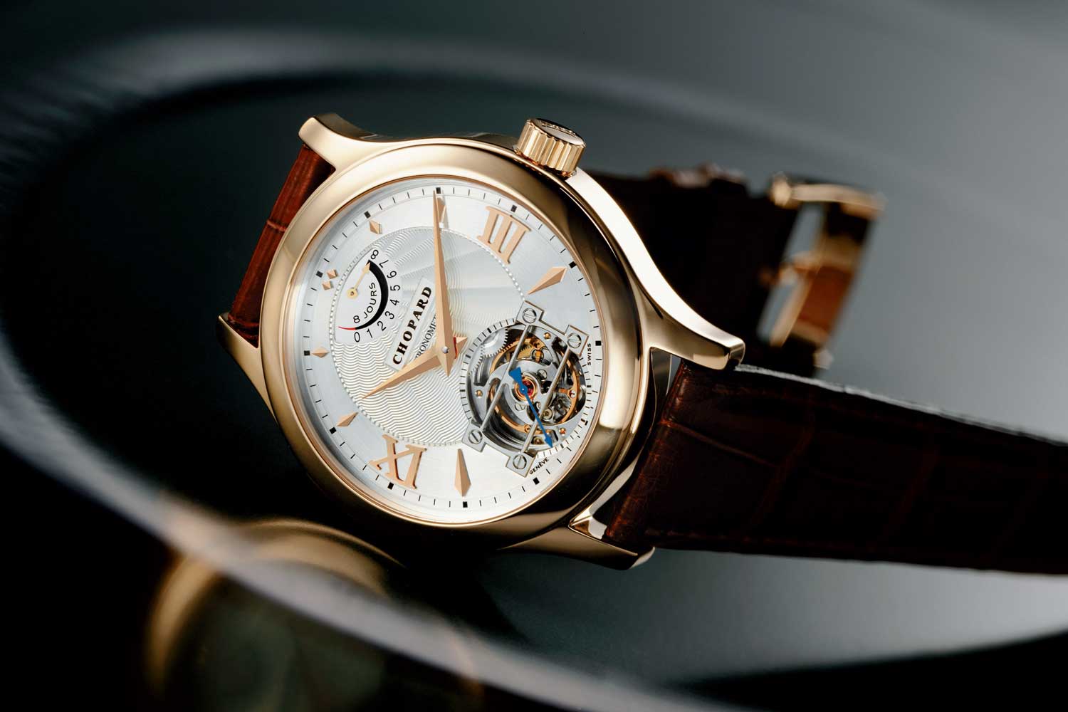 In 2004, the L.U.C Tourbillon was unveiled, which at that point in time unlike the majority of other tourbillons beat at 4Hz and was the only COSC-certified tourbillon on the market aside from Patek Philippe’s